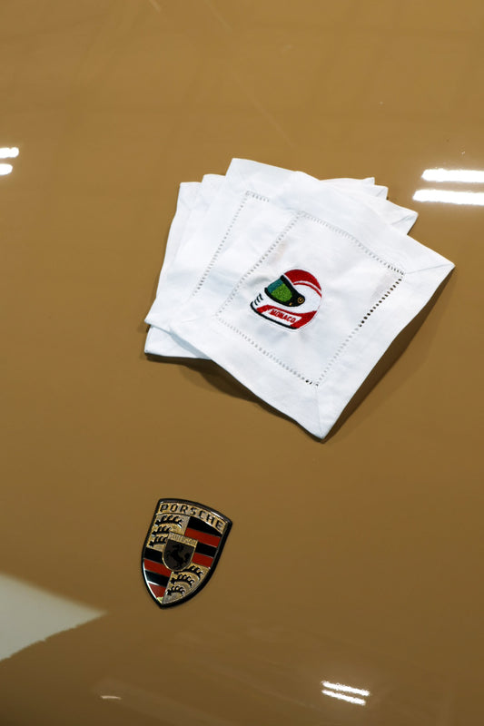 Motorsport-inspired Cocktail Napkins